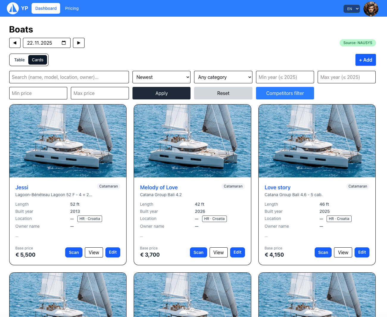 YachtPricer — скриншот 2